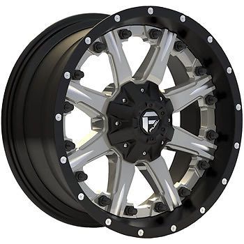 20x12 silver fuel nuts 5x150 -44 wheels nitto mud grappler 40x15.50r20lt tires