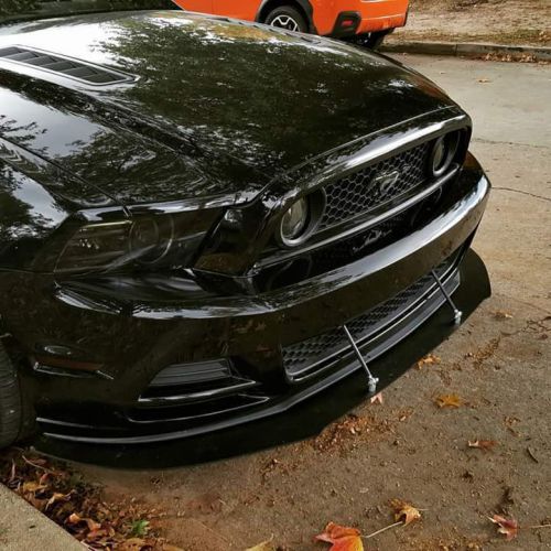 Front splitter(boss ls style) 2013-2014 mustangs, adjuster rods &amp; bumper bracket