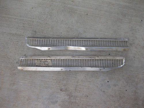 1959 chevy impala hood front grille inserts