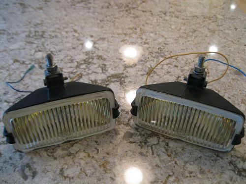 Hella yellow fog lights pair (2) very nice bmw porsche mercedes ferrari alfa