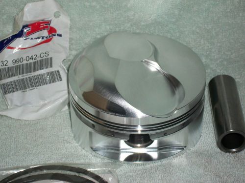 New je pistons bbc 258246 big block chevy dragster ross stroker dome aluminum