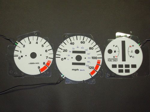 Performax glow gauge face 1992-95 honda civic ex/si automatic trans el9295ca