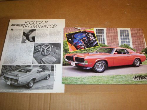 70 1970 mercury cougar eliminator 351 magazine article