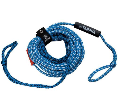 Yamaha blue 1-2 rider 16-strand 2-section 60&#039; tube tow rope river lake tubing