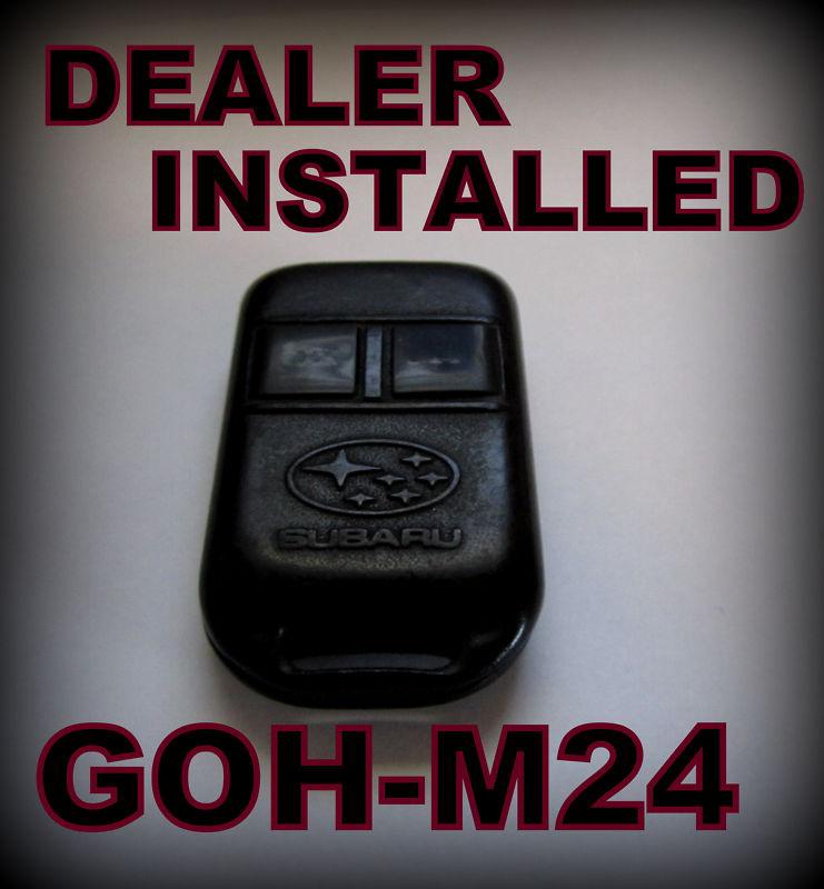 Subaru dealer installed keyless entry transmitter key fob door opener goh - m24