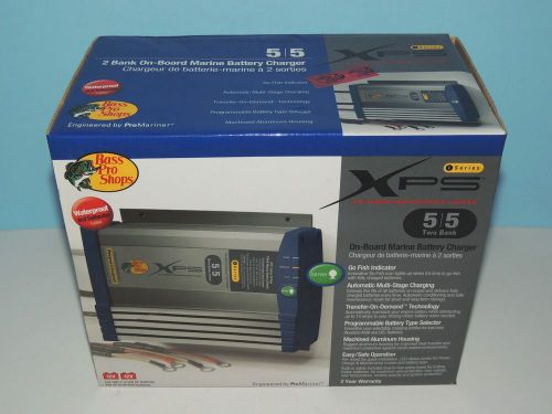 Xps 5/5 two bank on-board marine battery charger, 10 amps output, new in box