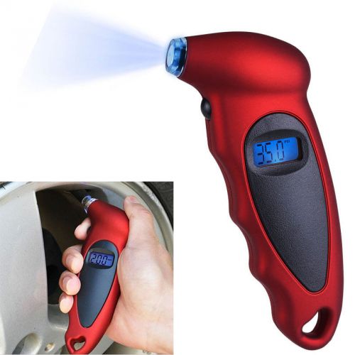 Car motorcycle auto tire tyre air pressure lcd digital gauge tester 150psi new