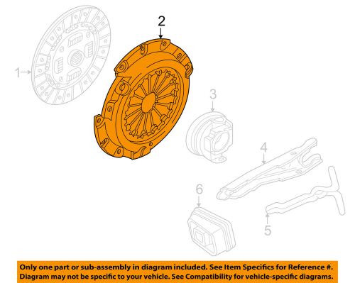 Kia oem 00-04 spectra-clutch pressure plate 0k95416410b