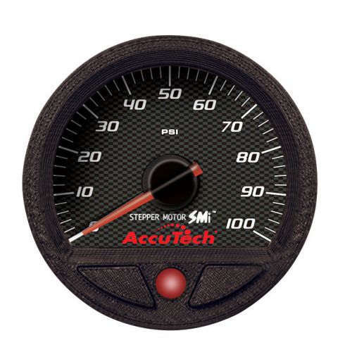 Longacre  46540  accutech™ smi™ oil pressure gauge - 0-100 psi