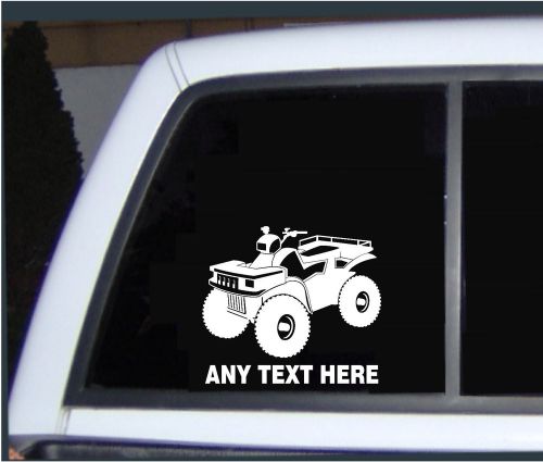 Atv quad 4 four wheeler polaris yamaha sportsman kawasaki rack sticker decal