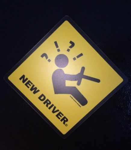 Awesome new driver car magnet! heavy duty! removable! student driver!