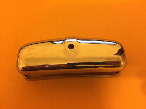 Chrome license plate light bezel triumph herald tr3 tr4 tr6 tr250 spitfire gt6