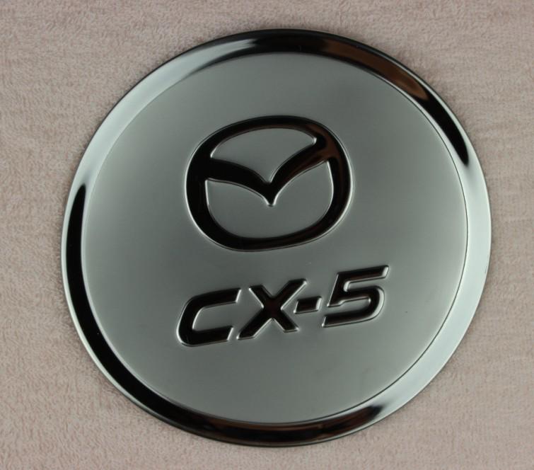 For mazda cx-5 cx5 2012 2013 up stainless steel fuel gas tank cover trim 
