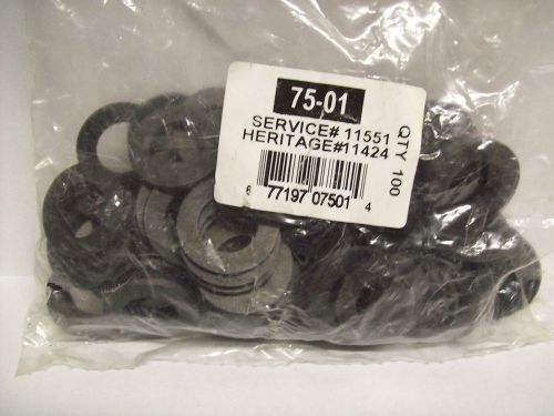 Qty 100 ~ ~ oil pan plug fitting synthetic gaskets 75-25s 12mm id  7/8&#034; od