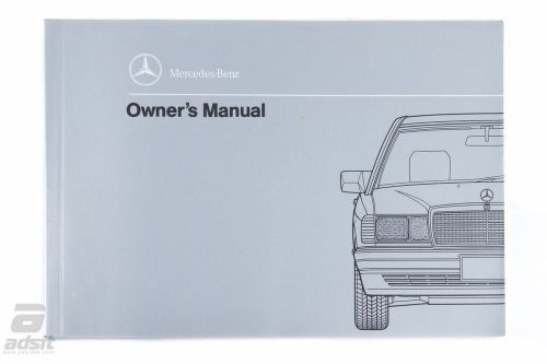 Mercedes-benz owner&#039;s 190e 2.6 (655058613) 1990