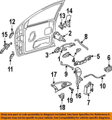 Ford oem 6s4z5426685c front door-reinforcement bracket