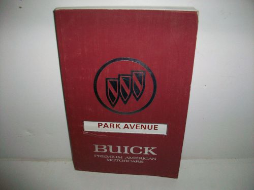 Buy 1991 Buick Park avenue owners manual in Trenton, Ontario, Canada