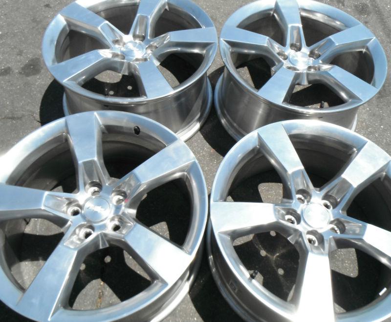 20" chevy camero alloy wheels rims set alloys camaro polished oem takeoffs 