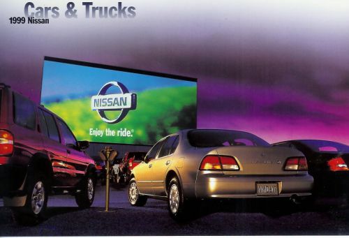 1999 nissan full line brochure  maxima  altima  sentra pathfinder quest frontier