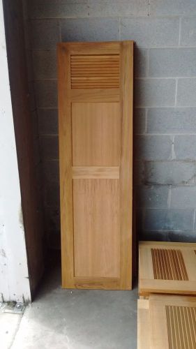 Teak door 19 1/2&#034; x 66 1/5&#034;