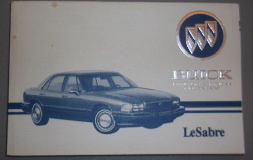 1995 buick lesabre owners manual original