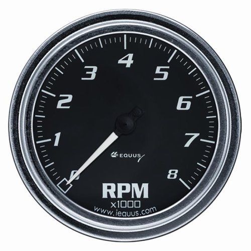 Equus 7068 tachometer - black dial