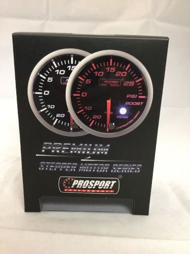 Prosport digital boost gauge - 52mm red/blue - model 216evobo-bar