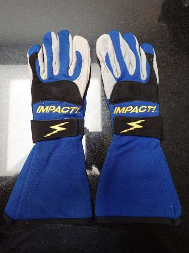 New impact g5 driving gloves small blue sfi 3.3/5 34100306