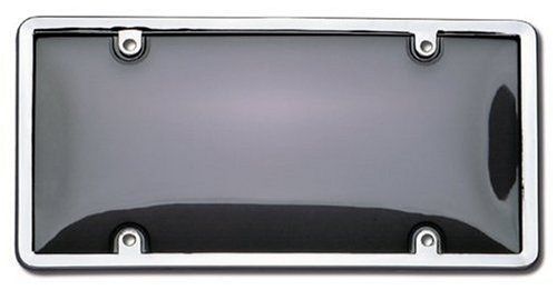 Cruiser accessories 60320 novelty / license plate shield and frame, smoke and