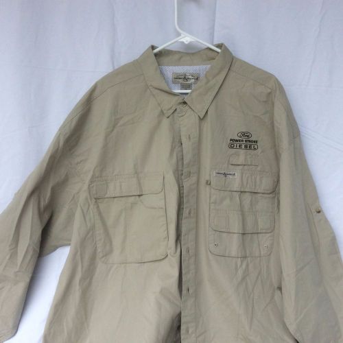 Ford powerstroke diesel sportsman fishing shirt by hook &amp; tackle