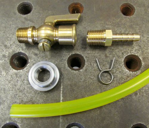 Buy Brass Petcock Fuel Hose KIT Gas Stop Cock Needle Valve 1/4 NPT ... Xxx Pic Hd