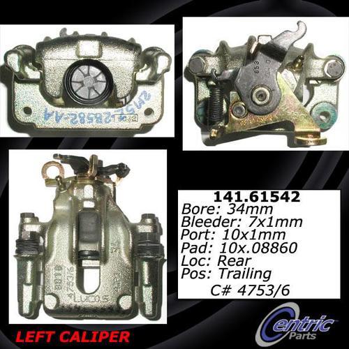 Centric 141.61541 rear brake caliper-premium semi-loaded caliper