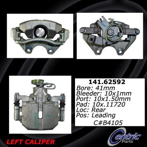 Centric 141.62592 rear brake caliper-premium semi-loaded caliper-preferred