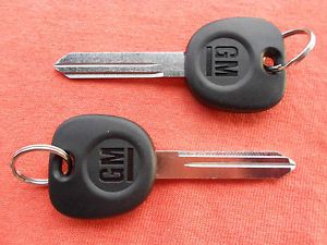 2 chevy truck silverado s-10 oem key blanks 99 - 05