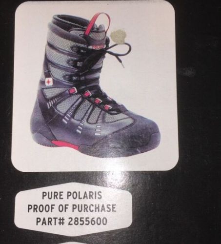 Polaris sidehill snowmobile boots, new in the box, size 9,p#2855600.