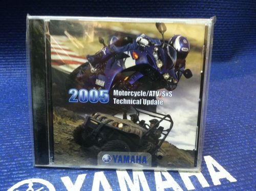 New cd yamaha 2005 motorcycle atv sxs technical update manuals oem in wrapping