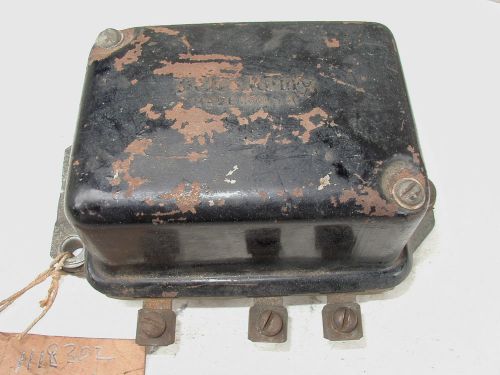 Vintage original 40&#039;s 50&#039;s buick chevy gm 6v delco voltage regulator 1118302 1k