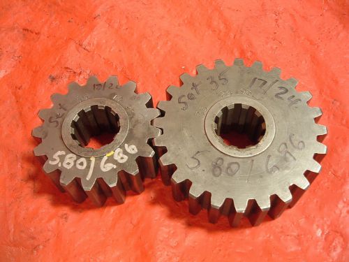 Quick change gear set 35 5.80 / 6.86 winters frankland quarter master 10 spline