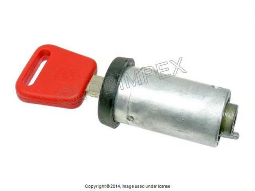 Porsche 928 ignition lock cylinder w/ key genuine new + 1 year warranty