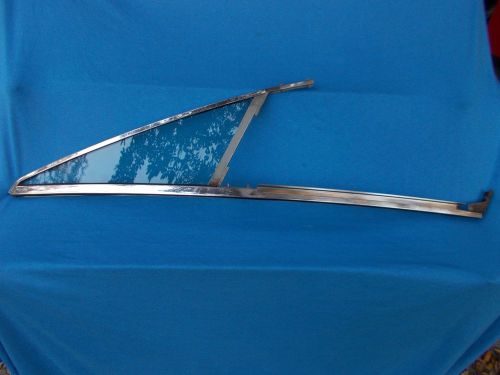 1970-1975 citroen sm right glass vent &amp;  window channel   oem passenger  side