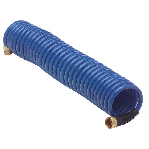 Hosecoil blue hose w/flex relief - 25&#039; -hs2500hp