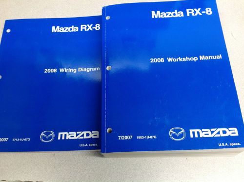 2008 mazda rx-8 rx8 service repair shop workshop manual set w ewd oem
