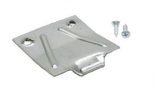 1967-1968 camaro firebird glove box catch plate with screws - w-139