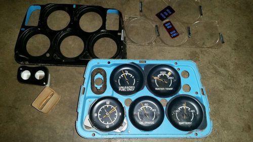 1975-76 corvette original  center gauges