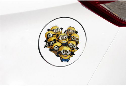 13*10cm car stickers group minions despicable me bob reflective vinyl decal 066