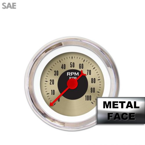 Aurora instruments gar13zexiabbe tachometer gauge american classic gold