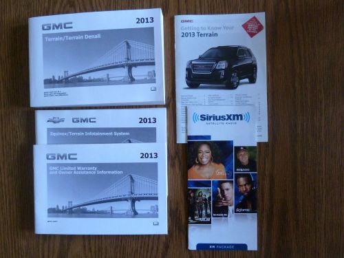 2013 gmc terrain owners manuals