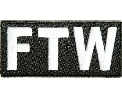 Ftw patch vest embroided for vest shirt cap helmet jacket boots mask gloves