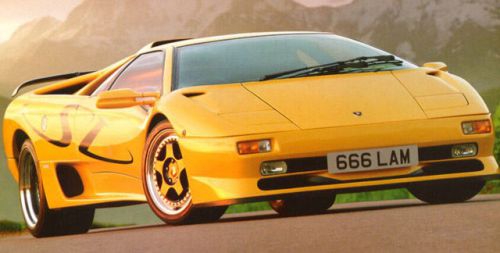 Lamborghini diablo sv logo decal strip kit brand new!!!