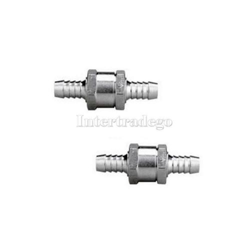 2x 12mm aluminium alloy inline non return check valve fuel diesel liquid